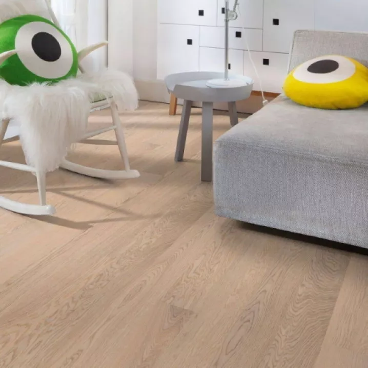 Паркетна дошка Дуб SELECT фарбований NEW MARBLE MATT 3S Upofloor - у Дніпрі
