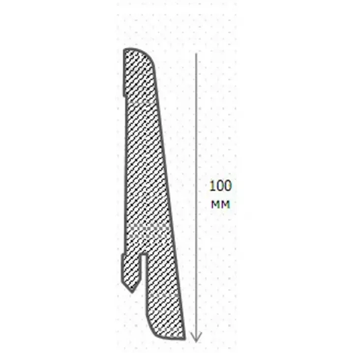 Плинтус ПВХ KLN100-06 Дуб Выбеленный 100мм Neo Plinth Kluchuk - в Днепре