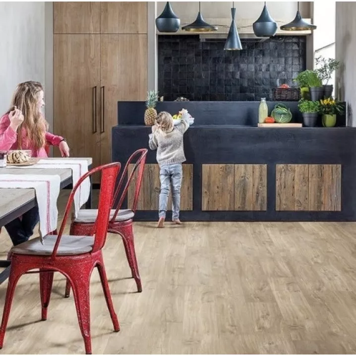 Кварц-виниловая плитка 1020 Замок Pine Wood Series Ado Floor - в Днепре