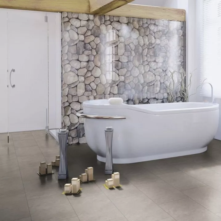 Кварц-виниловая плитка MLD00135 Vision Concrete Chill Замок 400 Multi-Layer Stone Wineo Vinil - в Днепре