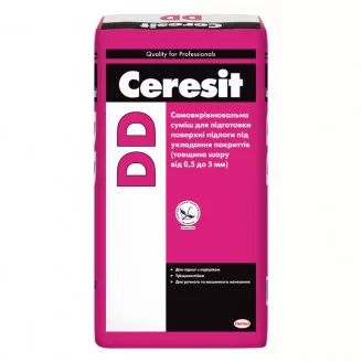 Днепр Самовыравнивающаяся смесь DD 25кг Ceresit