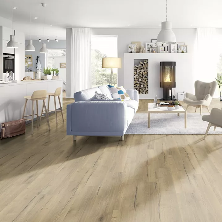 Ламинат EHL106 Ge Дуб Крестон Натуральный Home Classic 4V Aqua+ Egger - в Днепре