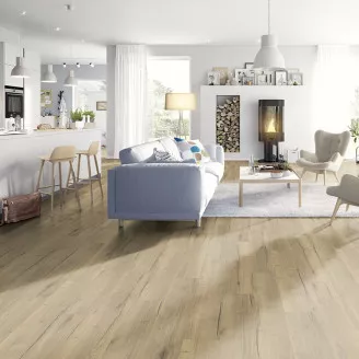 Цена Ламинат EHL106 Ge Дуб Крестон Натуральный Home Large Egger