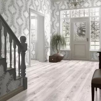 Цена Ламинат 60900 Дуб Серовато-Дымчатый Vitality Deluxe 4V Vitality
